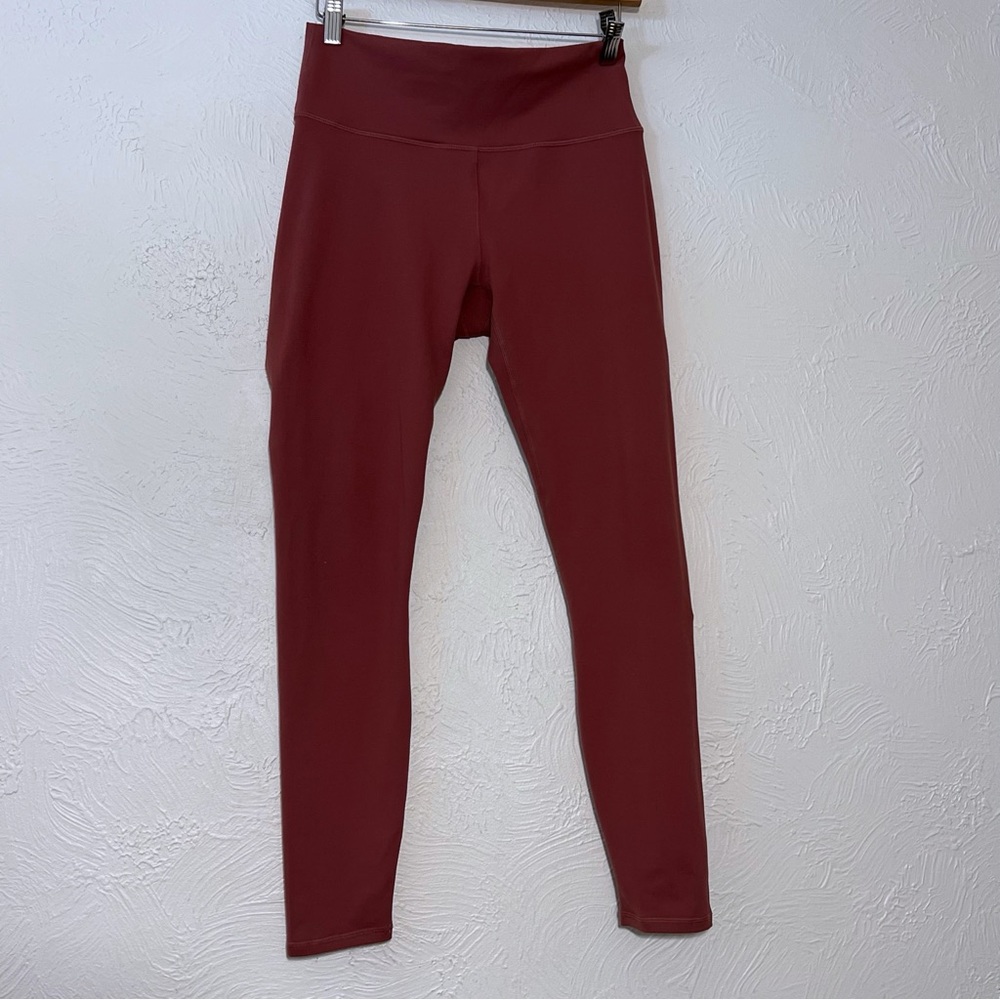 Fabletics Define Powerhold High-Waisted 7/8 Leggings SZ M Mauve